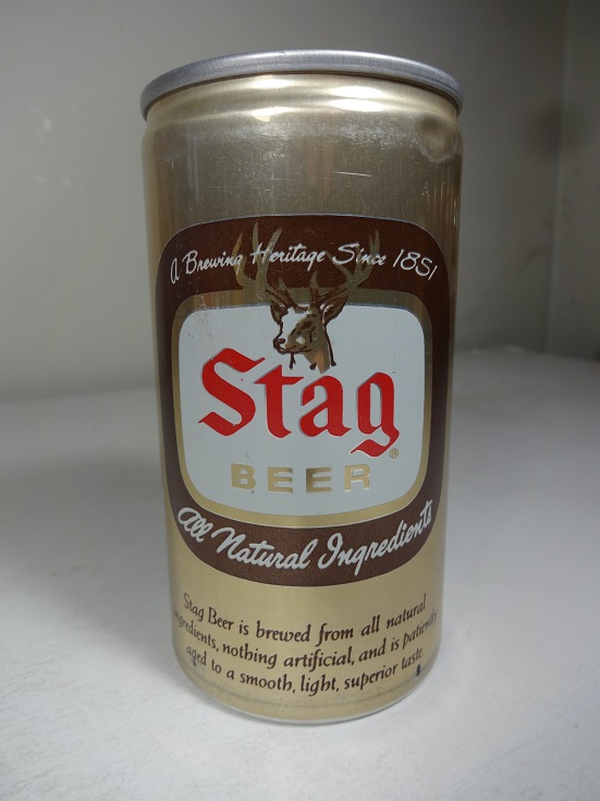 Stag - gold w Stag's head - Baltimore - aluminum - Click Image to Close
